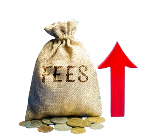 Fees going up
